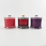 Handmade Colored Glass Candle Jar for Luxury Scented Candles