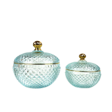 Round Glass Candle Jar With Transparent Colour