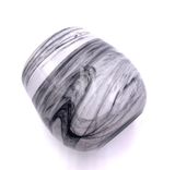 Classic Glass Candle Jar With Unique Swirly Line