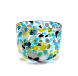 Classic Candle Jar With Paint Pattern