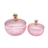 Round Glass Candle Jar With Transparent Colour