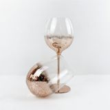 Luxury Gold/Rose Gold Speckled Glass Candle Jar