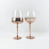 Luxury Gold/Rose Gold Speckled Glass Candle Jar