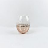 Luxury Gold/Rose Gold Speckled Glass Candle Jar