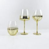 Luxury Gold/Rose Gold Speckled Glass Candle Jar