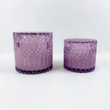 Luxury Crystal Glass Candle Jar With Lid