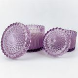 Luxury Crystal Glass Candle Jar With Lid