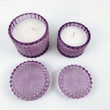 Luxury Crystal Glass Candle Jar With Lid