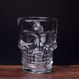 Skull Beer Mug – Clear Glass Skull Head Beer Cup with Handle for Halloween, Parties & Bars