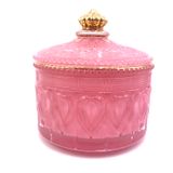 Verdant Crown Glass Candle Jar