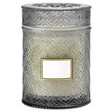 Premium Glass Candle Jar With Label Space