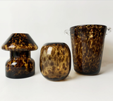 Leopard Pattern Scented Glass Candle Jar