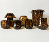 Leopard Pattern Scented Glass Candle Jar