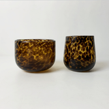 Leopard Pattern Scented Glass Candle Jar