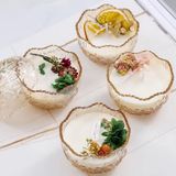 Elegant Glass Candle Jar With Flower Detail