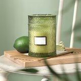 Premium Glass Candle Jar With Label Space