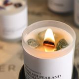 Classic Glass Candle Jar With Matte Spraying