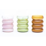 Distinctive Glass Candle Jar With Various Colour Option