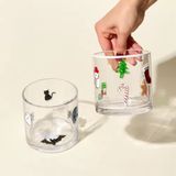 Halloween-Theme Decoration Glass Candle Jar