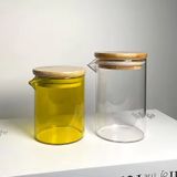 Glass Candle Jar With Spout
