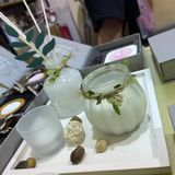 Matte - Sprayed Glass Candle Jar