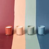 Classic Glass Candle Jar With Inner Spraying