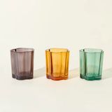 Glass Candle Jar In Flower Shaped