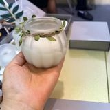 Matte - Sprayed Glass Candle Jar
