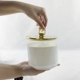 Classic Glass Candle Jar With Lid