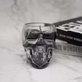 Halloween Skull-shaped Glass Candle Jar