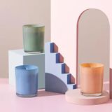 Classic Glass Candle Jar With Inner Spraying