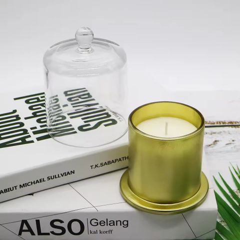 Classic Glass Candle Jar With Dome