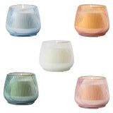 Exquisite Elegance Glass Candle Jar