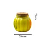 Vintage Glass Candle Jar With Cork Lid