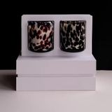 Glass Candle Jar with Internal Decoration