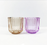 Premium Decorative Multicolored Glass Candle Jars