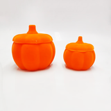Pumpkin - Shaped Velvet Glass Candle Jar