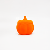Pumpkin - Shaped Velvet Glass Candle Jar