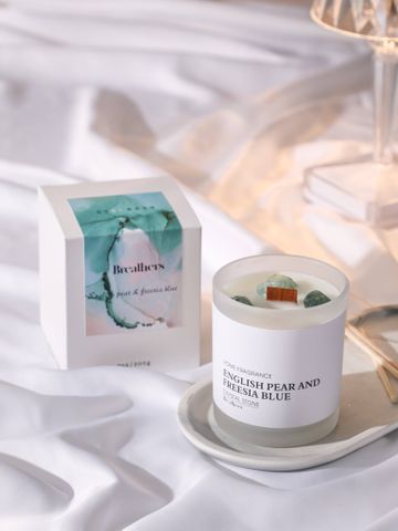 Classic Glass Candle Jar With Matte Spraying