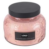 Nhân bản từ Classic Glass Candle Jar With Pink Spraying