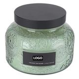 Nhân bản từ Classic Glass Candle Jar With Pink Spraying