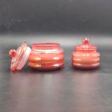 Distinctive Glass Candle Jar With Lid