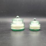 Distinctive Glass Candle Jar With Lid