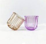 Premium Decorative Multicolored Glass Candle Jars