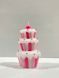 New 3-Storey Cake Shaped Wax Candle