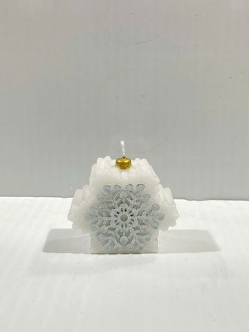 New Winter Snowflake Shaped Candle