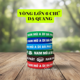  Vòng Tay A Di Đà Phật - Vòng cao su Nam Mô A Di Đà Phật 