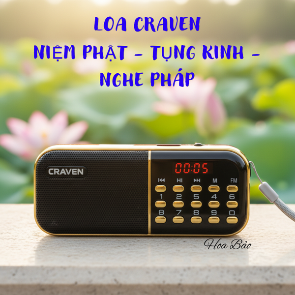  ✅Máy 1pin - Máy Niệm Phật - Nghe Pháp- Tụng Kinh - Loa Caraven Cr25a ✅Siêu Bền✅ 