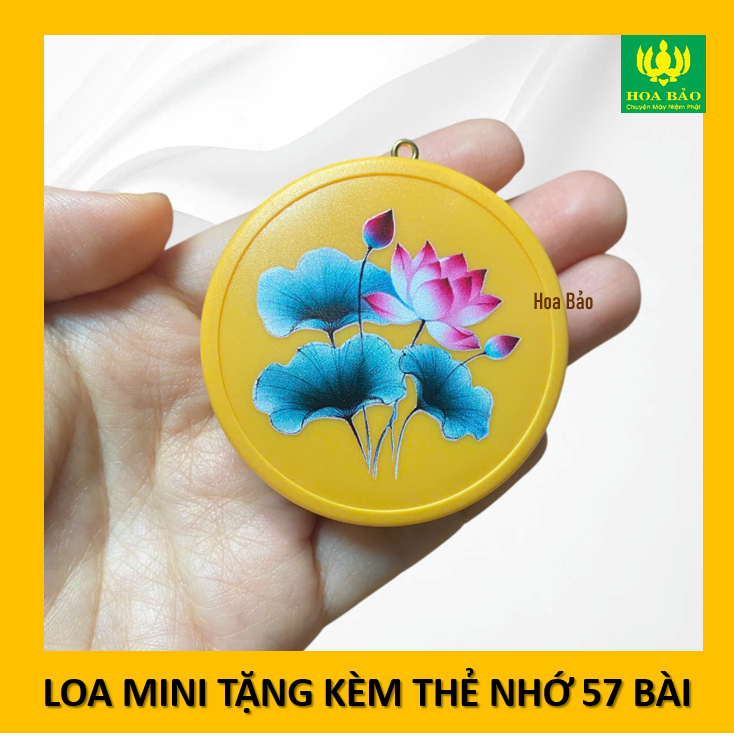  Máy Niệm Phật Mini Sen MỚI – Tặng kèm thẻ nhớ 57 Bài - LOA X8L 
