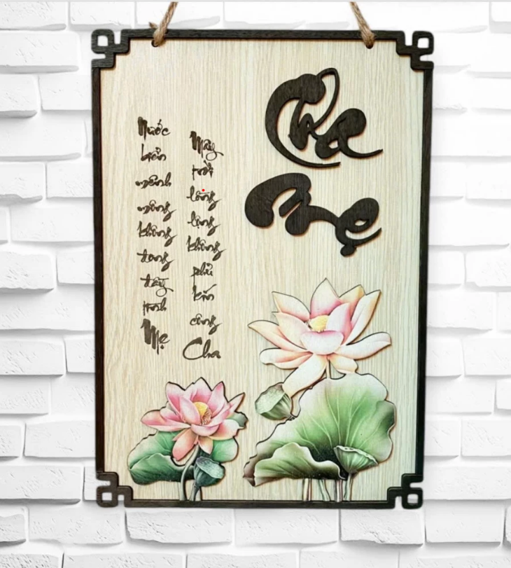  Bảng gỗ Phật Pháp trang trí, Tranh gỗ Phật Pháp decor treo tường 